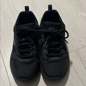 Skechers Men's Black Athletic Lace-Up Trainers